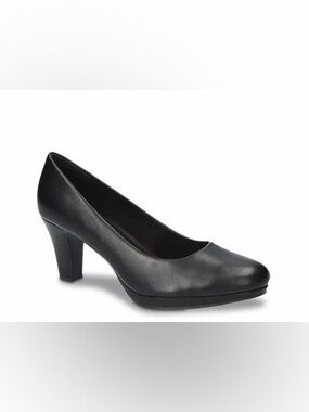 Easy Street Equinox Pump Platform Heels Size 9.5 Black New